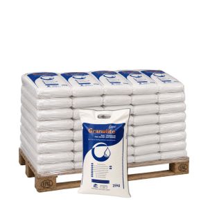 Granulite Granular Water Softener Salt 40 Bags x 25kg (1000kg pallet)                       