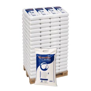 Granulite Granular Water Softener Salt 100 Bags x 10kg (1000kg pallet)                            